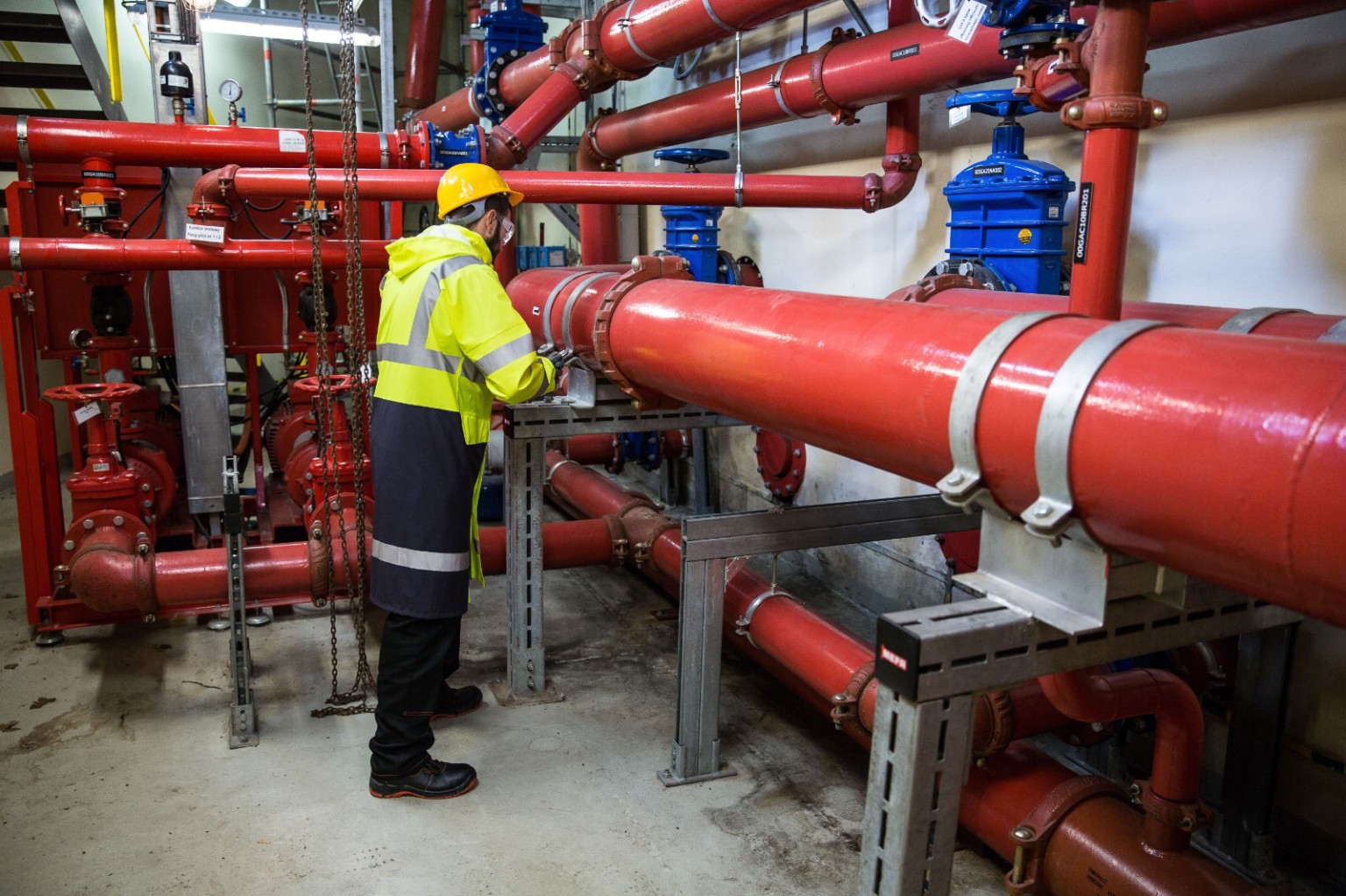 Allianze Plumbing technician at work